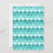 ANY AGE Zeemeermin Splash Bash Paarse Blauwgroen V Kaart (Achterkant)