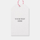 Any Color Hart Feliz Navidad, Minimalistisch Moder Cadeaulabel (Achterkant)