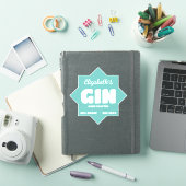 Any Color Personalised Gin Sticker (iPad Cover)