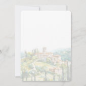 ANY EVENT - Italiaans diner verjaardagsuitnodiging Kaart (Achterkant)