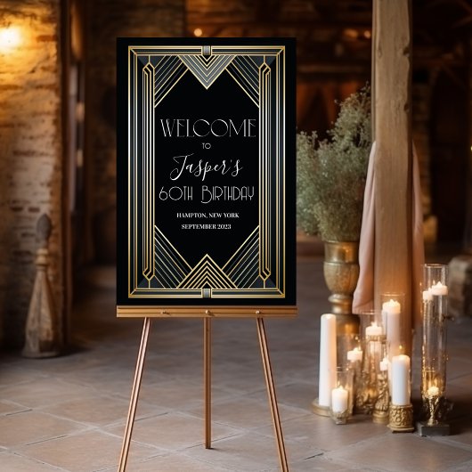 ANY EVENT - Roaring 20s Welkomstbord Poster