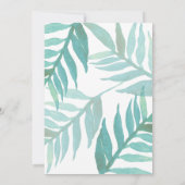 ANY EVENT - Tropische Flamingo uitnodiging (Achterkant)