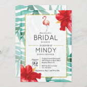 ANY EVENT - Tropische Flamingo uitnodiging (Voorkant / Achterkant)