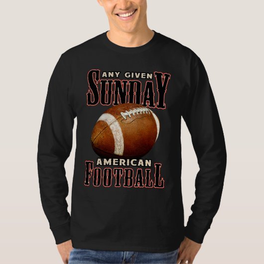 Any given Sunday  classic Football T-shirt (Voorkant)