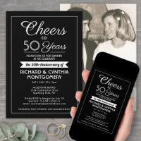ANY Jubileum Cheers Elegante foto Zwart & Wit
