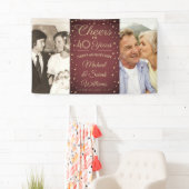 ANY Jubileum Proost 2 Foto Bourgondië en Goud Spandoek (Insitu)