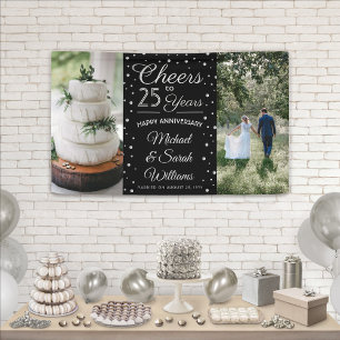 ANY Jubileum Proost 2 Foto Zwart-wit Spandoek