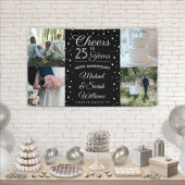 ANY Jubileum Proost 4 Foto Zwart-wit Spandoek