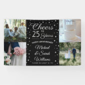 ANY Jubileum Proost 4 Foto Zwart-wit Spandoek (Horizontaal)