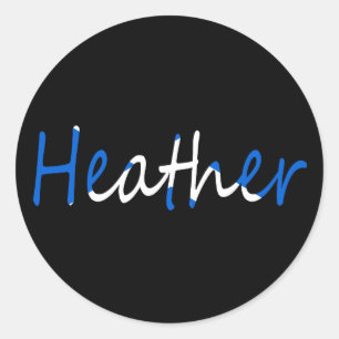 Any Name overlaid op de Schotse vlag Ronde Sticker