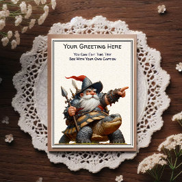 Any Occasion Gnome and Elven Warrior Storybook Briefkaart