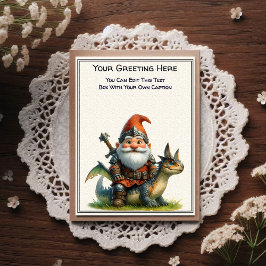 Any Occasion Gnome and Elven Warrior Storybook Briefkaart