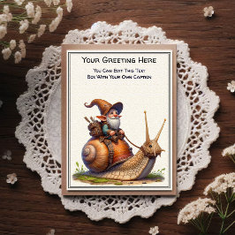 Any Occasion Gnome and Elven Warrior Storybook Briefkaart