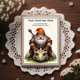 Any Occasion Gnome and Elven Warrior Storybook Briefkaart