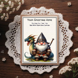 Any Occasion Gnome and Elven Warrior Storybook Briefkaart