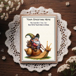 Any Occasion Gnome and Elven Warrior Storybook Briefkaart