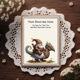Any Occasion Gnome and Elven Warrior Storybook Briefkaart