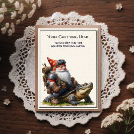 Any Occasion Gnome and Elven Warrior Storybook Briefkaart
