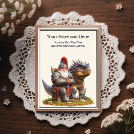 Any Occasion Gnome and Elven Warrior Storybook Briefkaart