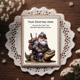 Any Occasion Gnome and Elven Warrior Storybook Briefkaart