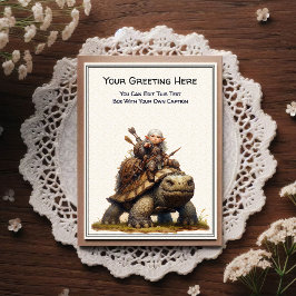 Any Occasion Gnome and Elven Warrior Storybook Briefkaart