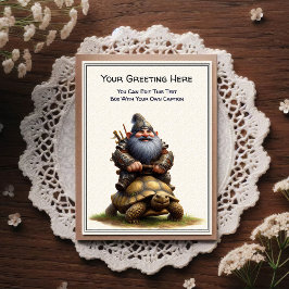 Any Occasion Gnome and Elven Warrior Storybook Briefkaart