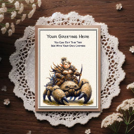 Any Occasion Gnome and Elven Warrior Storybook Briefkaart