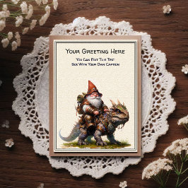 Any Occasion Gnome and Elven Warrior Storybook Briefkaart
