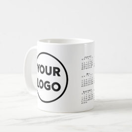 Any Shape Business Company Logo 2025 Kalender Koffiemok