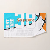 ANY team colors basketball athlete name Handdoek (Handdoek)