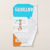 ANY team colors soccer athlete name Handdoek (Handdoek)