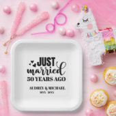 Any Year Anniversary Personalized Papieren Bordje (Feest)