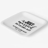 Any Year Anniversary Personalized Papieren Bordje (Gebogen)