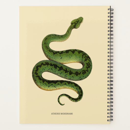 Any Year Snake Planner - 8.5" X 11" (Achterkant)