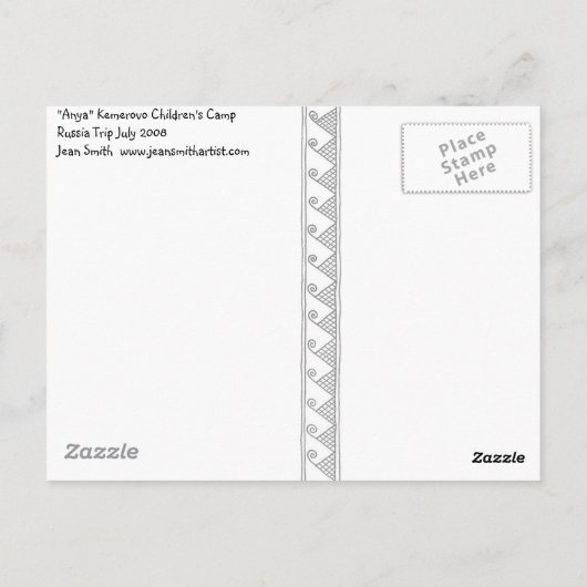 Anya Briefkaart (Achterkant)