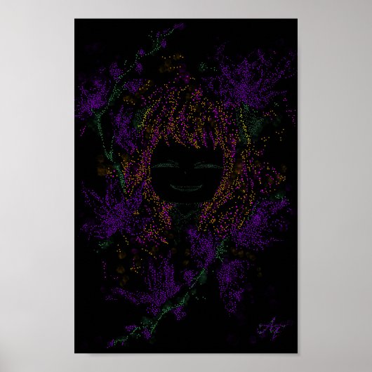 Anya Forger (donkere versie) Poster (Voorkant)
