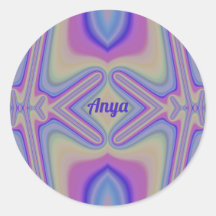 ANYA ~  pasteltinten fractal ~ gepersonaliseerd