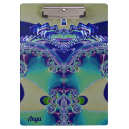 ANYA ~ WOW! VREEMD! Aqua Geel Blauw en Groen Klembord