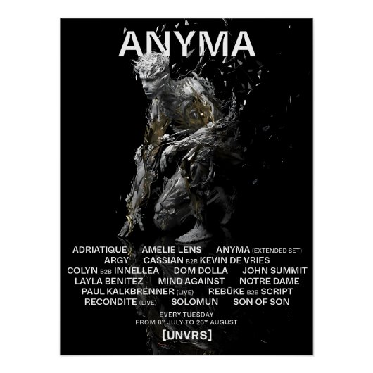 Anyma - [UNVRS] Poster (Voorkant)