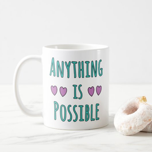 Anything is Possible Koffiemok (Met donut)