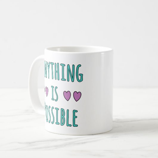 Anything is Possible Koffiemok (Voorkant links)