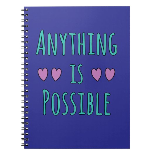 Anything is Possible Notitieboek (Voorkant)