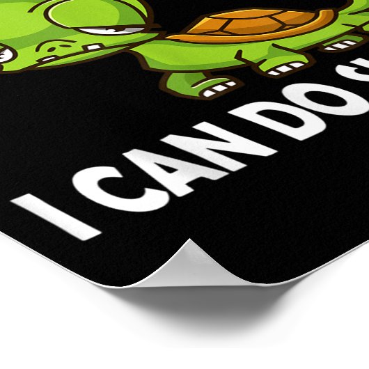 Anything You Can Do - I Can Do Slower Funny Slow T Poster (Hoek)