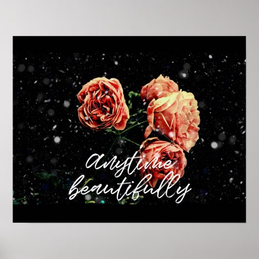 Anytime Beautifully Poster (Voorkant)