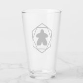 Anytime Meeple Black Art Tumbler (Achterkant)