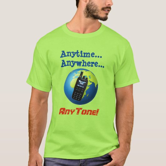 AnyTone-telefoontoestel T-shirt (Voorkant)