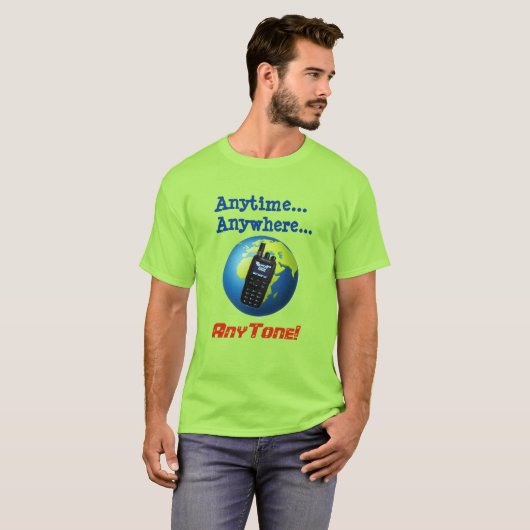 AnyTone-telefoontoestel T-shirt (Voorkant volledig)