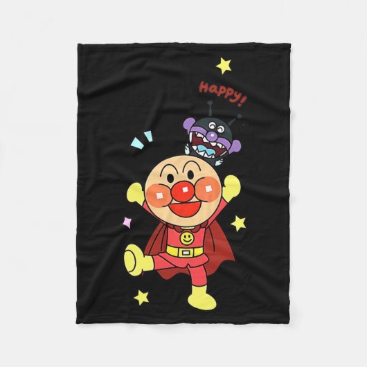 Anyway Anpanman Nieuw Fleece Deken (Voorkant)
