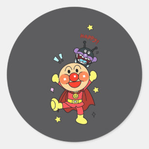 Anyway Anpanman Nieuw Ronde Sticker