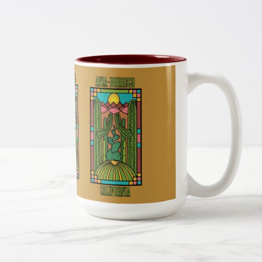 ANZA-BORREGO CALIFORNIA TWEEKLEURIGE KOFFIEMOK (Rechts)